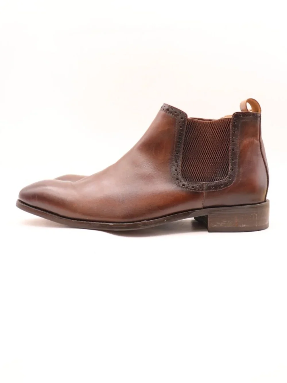 Maison Forte Ivan Chelsea Boot Men's US11 EU 44 Ankle Boot Brown Leather Slip On